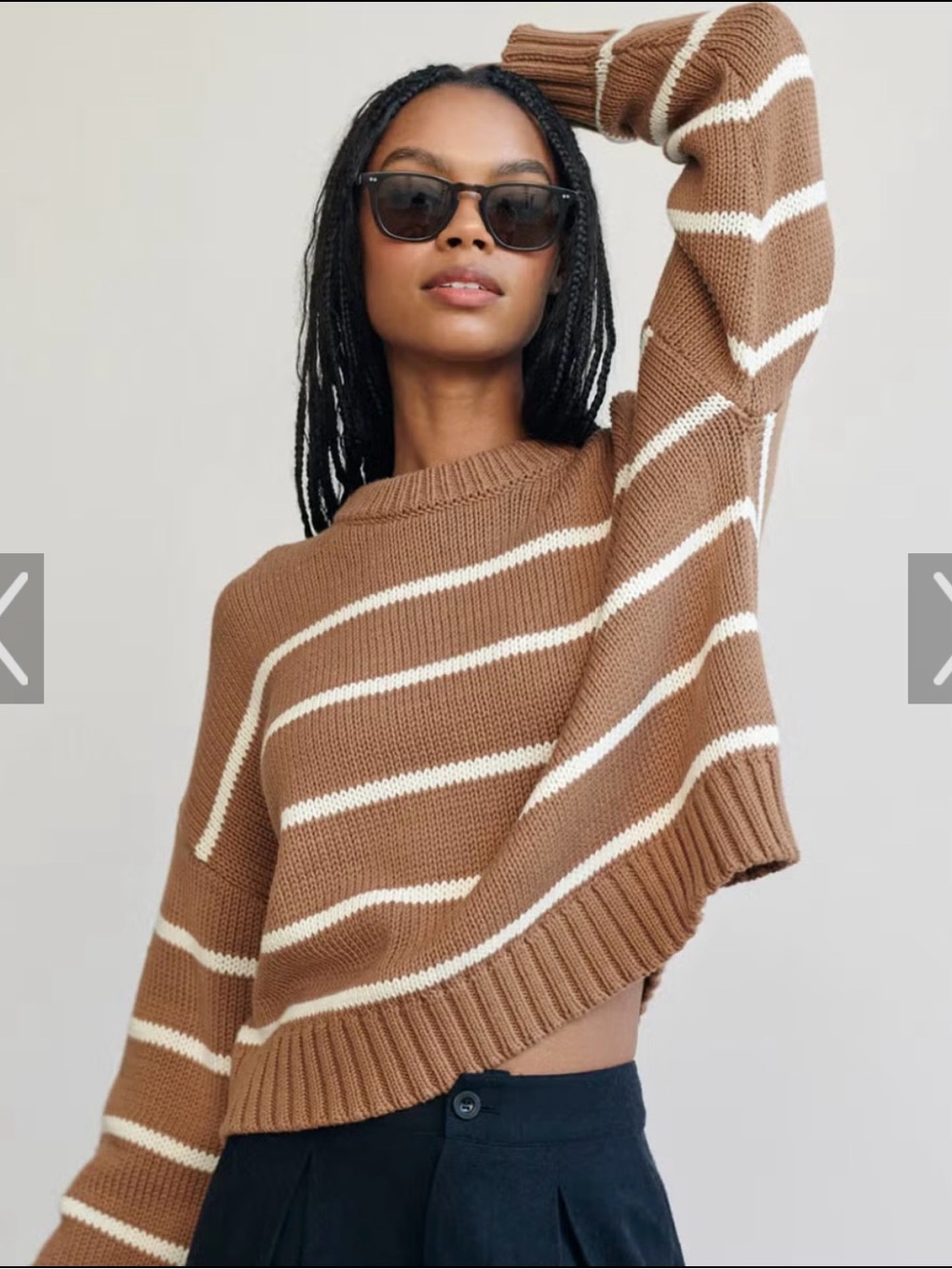 Jenni Kayne Chloe Striped Crewneck